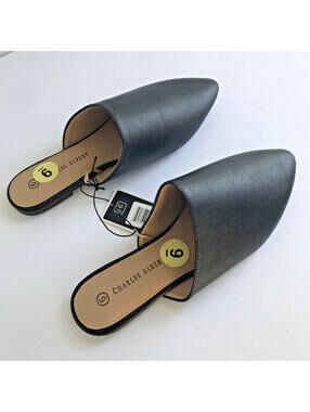 Charles Albert Pointed Slip On Mules Flats shoes 6